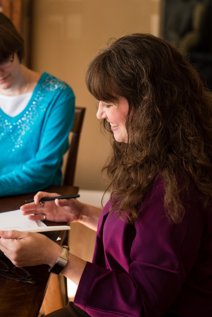 Kristabeth, funeral officiant, meets with a family in Vermont to plan a Memorial Service.